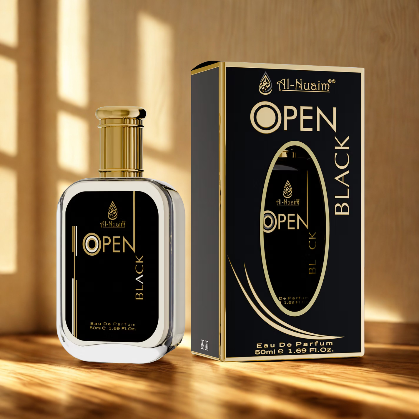 Open black