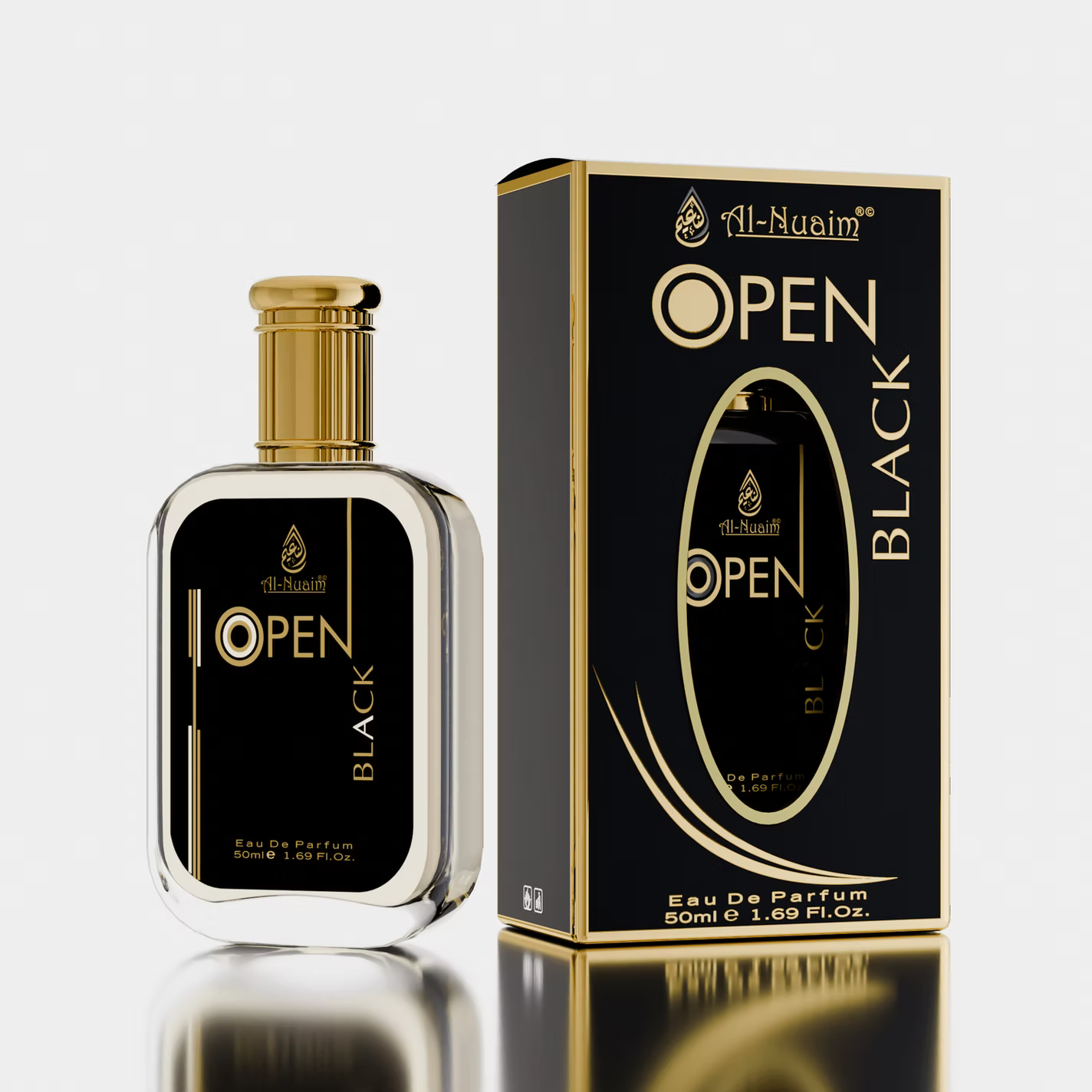 Open black